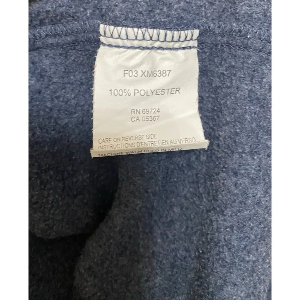 Columbia Crossterra Blue Full Zip Fleece Jacket Size Large Outerwear Hike Camp